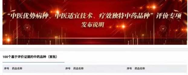 福瑞股份復方鱉甲軟肝片入選全國100個基于評價證據的中藥優(yōu)勢品種
